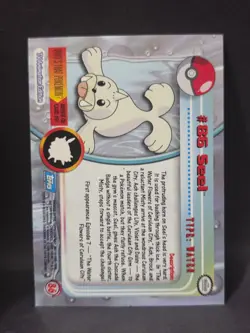 2000 TOPPS Chrome Pokemon Seel #86 TV Animation - Series 2 Holo Foil - Image 2