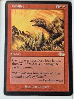 Wildfire - Urza's Saga - Magic the Gathering MTG Nice! - Image 1