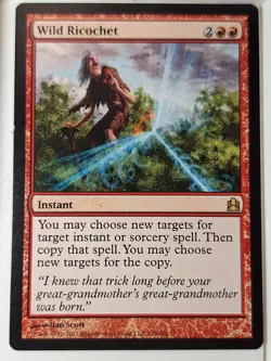 Wild Ricochet - Commander: 2011 - Magic the Gathering MTG Nice! - Image 1