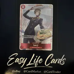 ST01-004 Sanji Online Regional Participant Promo One Piece TCG English Card - Image 1