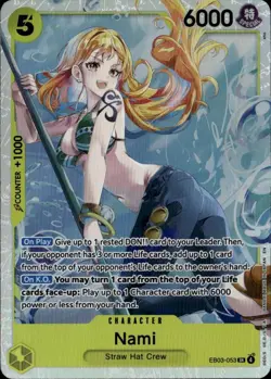 Extra Booster: One Piece Heroines Edition #EB03-053 Nami (053) - Image 1