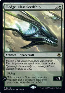 Sledge-Class Seedship Edge of Eternities - Magic MTG NM - Image 1