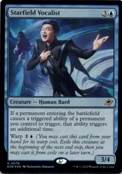 Starfield Vocalist (Foil) Edge of Eternities - Magic MTG NM - Image 1