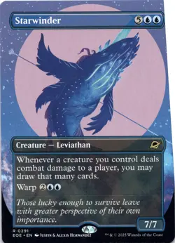 Starwinder (Borderless) Edge of Eternities - Magic MTG NM - Image 1