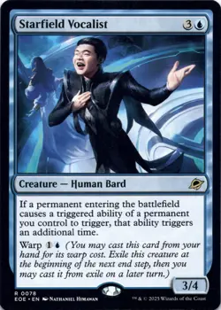 Starfield Vocalist Edge of Eternities - Magic MTG NM - Image 1