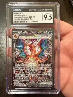 Charizard ex CGC 9.5 SV03 Obsidian Flames 223/197 Special Illustration Rare Holo - Image 1