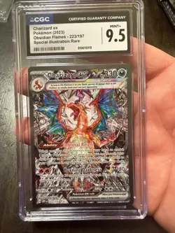 Charizard ex CGC 9.5 SV03 Obsidian Flames 223/197 Special Illustration Rare Holo - Image 3