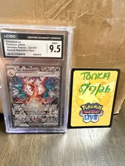 Charizard ex CGC 9.5 SV03 Obsidian Flames 223/197 Special Illustration Rare Holo - Image 4