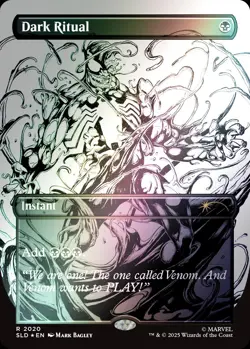 MTG MARVEL Spider-Man Secret Lair Presale Foil Venom Unleashed (Inks) - Image 2