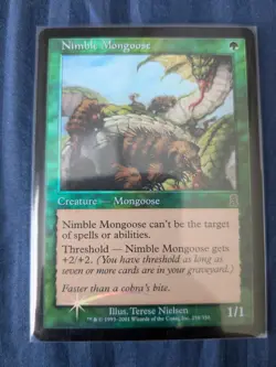Nimble Mongoose FOIL Odyssey LP - MTG - Magic the Gathering - Image 3