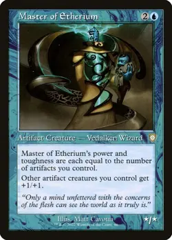 MTG - Master of Etherium (Retro) - The Brothers' War - X1 - (NM) - #U5437 - Image 1