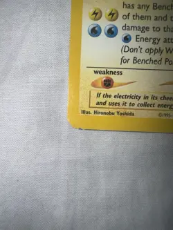 Pokemon TCG Shining Raichu Card Neo Destiny 111/105 Some Damage/good!! - Image 3