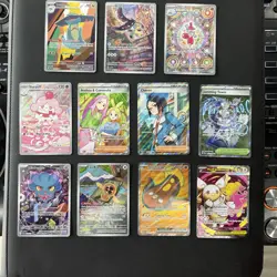 Pokemon Card TCG Ascended Heroes 11 Card Bundle SIR Full Art NM Condition - Image 1