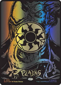 Raised Foil VENOM LANDS Mana Symbiote Marvel Spider-Man Secret Lair MTG PRESALE - Image 2