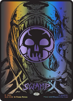 Raised Foil VENOM LANDS Mana Symbiote Marvel Spider-Man Secret Lair MTG PRESALE - Image 4