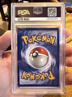 1999 Pokemon TCG Fossil Dragonite Holofoil Card 4/62 PSA 8.5 NM-MT+ - Image 2