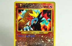 Pokemon card TCG Entei No.244 Old Back neo Premium File 2 2000 Japanese Swirl - Image 2