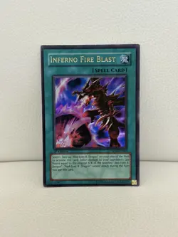 Yu-Gi-Oh! Inferno Fire Blast SOD-EN042 Ultra Rare 1st Edition Near Mint Card - Image 1