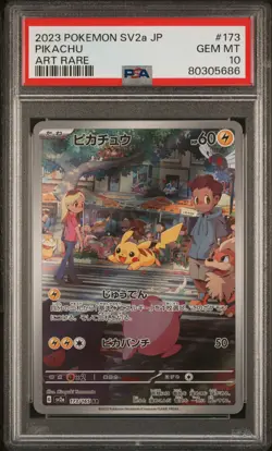 Pokemon Pikachu Sv2A-Pokemon Card 151 #173 2023 PSA 10 - Image 1