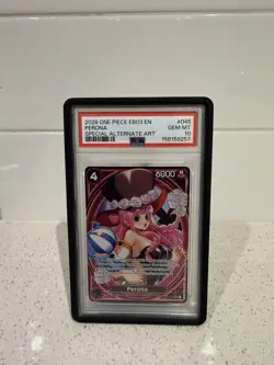 Perona EB03-045 Foil Special Alt Art SP English One Piece Card Game PSA 10 2026 - Image 1