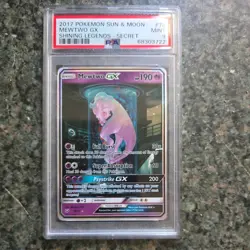 PSA 9 MINT Mewtwo Gx 78/73 Shining Legends Secret Rare Holo Pokemon Card - Image 2