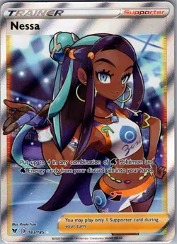 Nessa 183/185 Ultra Rare Vivid Voltage English Pokemon TCG Card Single Near Mint - Image 1