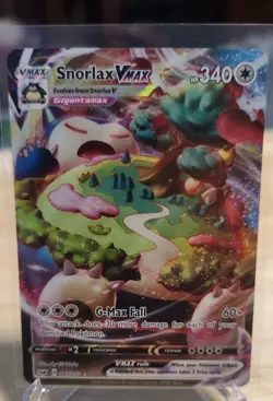 Snorlax VMAX 142/202 Swsh01: Sword & Shield Holo Pokemon Card - Image 1