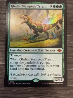 Ghalta, Stampede Tyrant FOIL #185 | LCI The Lost Caverns of Ixalan | MTG - Image 1