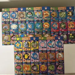 (5) Pokemon burger King pokemon cards 1999 Uncut Sheet - Image 1