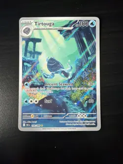 Tirtouga 106/086 Illustration Rare Holo SV: Black Bolt Pokemon TCG Card NM - Image 1