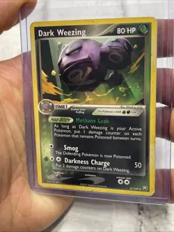Dark Weezing 42/109 Team Rocket Returns Regular - MP Moderately Played Card TCG - Image 2