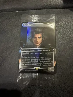 Unopened Zack Fair Magic the Gathering MTG Promo Card (FF7 Rebirth Switch 2) - Image 1