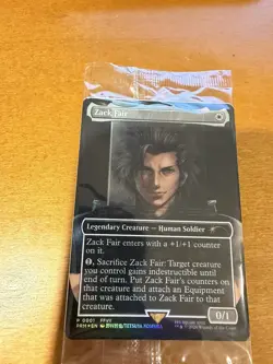 Unopened Zack Fair Magic the Gathering MTG Promo Card (FF7 Rebirth Switch 2) - Image 2
