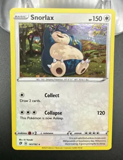 Snorlax - (Cosmos Holo) 141/192 Miscellaneous Cards & Products Holo - LP Cond… - Image 2