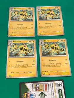 Electivire 047/142 Pokemon Scarlet & Violet Stellar Crown + Code Card NM / UP - Image 1