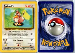 Pokemon Card - Farfetch'd Base Set Unlimited 27/102 Uncommon - Vintage WOTC - Image 3