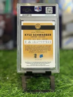 2016 Donruss Optic Rated Rookie Kyle Schwarber Auto Aqua /125! #RR-KS Pop 3! 🔥 - Image 2