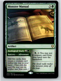 Magic the Gathering Monster Manual Battle for Baldur's Gate MTG Free Shipping! - Image 1