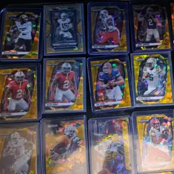 2025 Panini Prizm Draft 30 Card Lot Cracked Ice Gold - Image 1