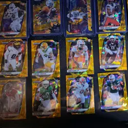 2025 Panini Prizm Draft 30 Card Lot Cracked Ice Gold - Image 2