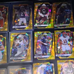 2025 Panini Prizm Draft 30 Card Lot Cracked Ice Gold - Image 3