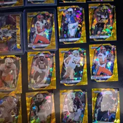 2025 Panini Prizm Draft 30 Card Lot Cracked Ice Gold - Image 4