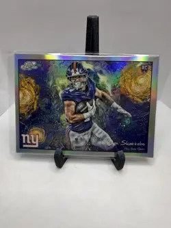 2025 Topps Cosmic Chrome Cam Skattebo #STN-5 Stars In The Night RC Giants - Image 1