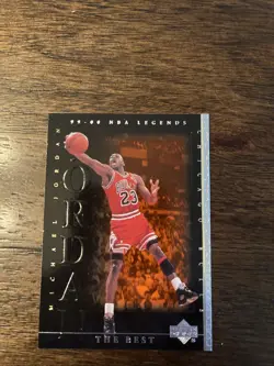 1999-00 Upper Deck NBA Legends - The Best Michael Jordan #89 Chicago Bulls NBA - Image 2