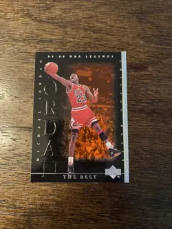 1999-00 Upper Deck NBA Legends - The Best Michael Jordan #89 Chicago Bulls NBA - Image 3
