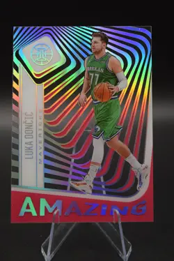 Luka Doncic 2020-21 Panini Illusions #3 Amazing Pink Dallas Mavericks - Image 1