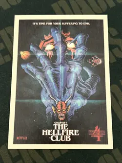 2022 Topps Zerocool STRANGER THINGS #BB-1 The Hellfire Club Billy Butcher Artist - Image 1