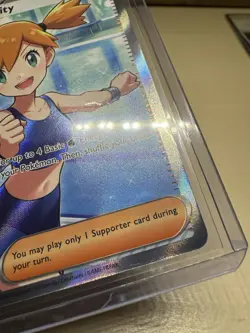 Misty’s Vitality 111/084 - Pitch Black - Card in hand Pokemon English - Image 3