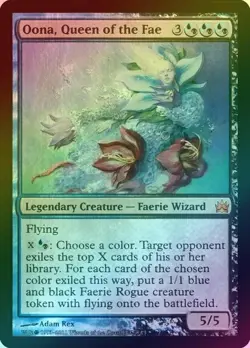 OONA, QUEEN OF THE FAE (FOIL) (V11) From the Vault: Legends - MTG - LP - Image 1