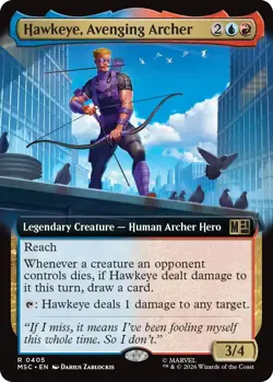 Hawkeye, Avenging Archer (Extended Art) - 405 / English / Near Mint MTG - Image 1